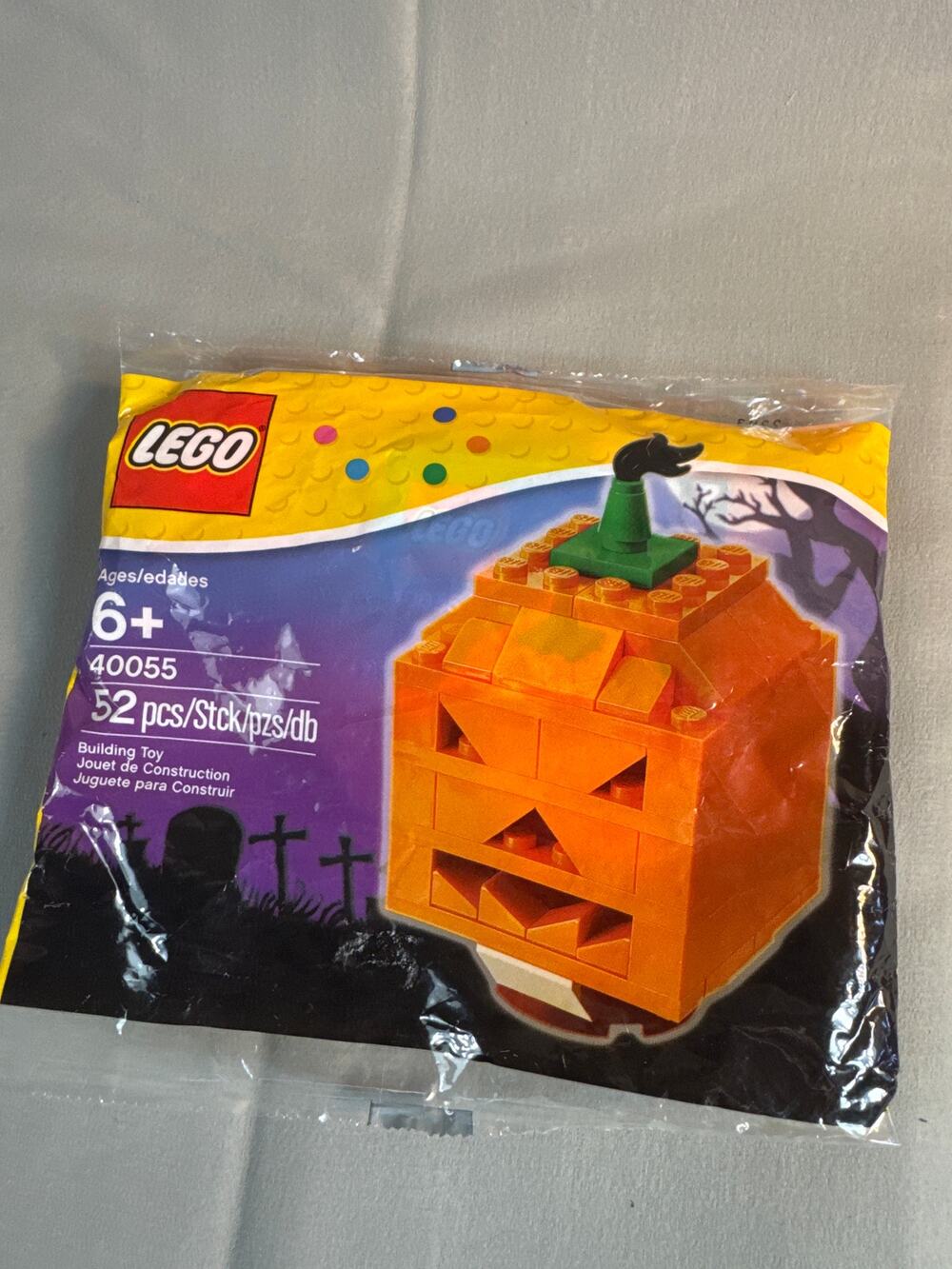Lego Halloween pumpkin poly bag 40055  NEW 2013